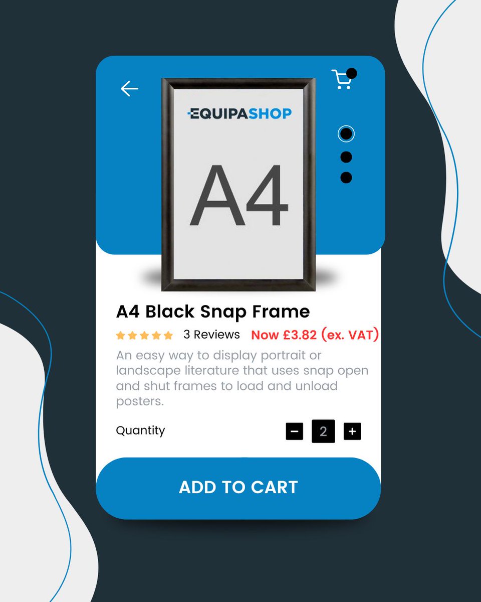 Equipashop's tweet photo. Snap up the perfect signage solution! ๐โจ Our Snap Frames come in various sizes & colours, perfect for posters, menus, or promotions. Easy to use, durable, and ideal for shops, cafes, or offices! ๐ผ๏ธ
Upgrade your displays today! ๐
#SnapFrames #RetailSolutions https://t.co/KHr87hp0Xg