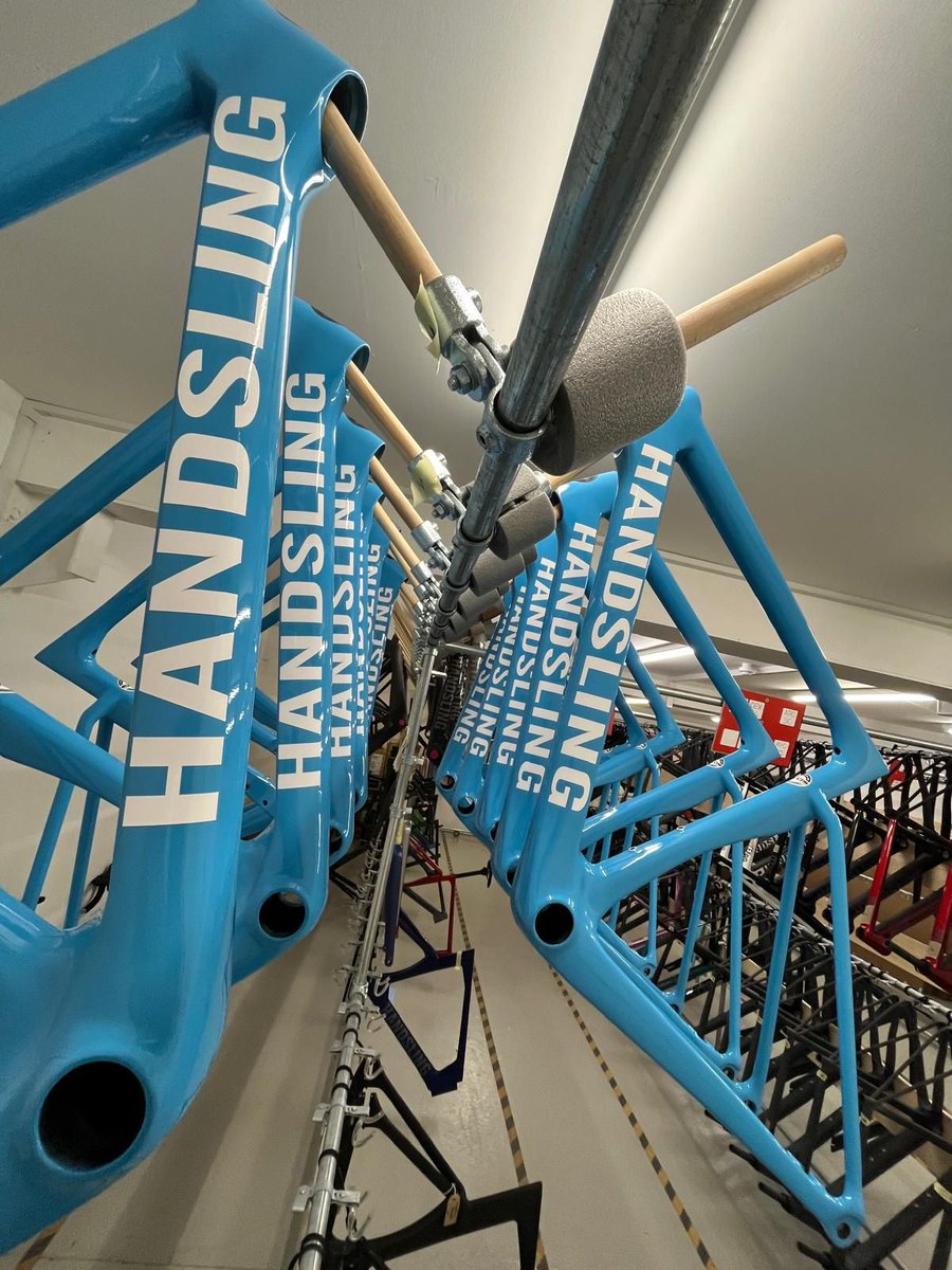 More frames ready for building.  The season is in full swing now.

#Alba2025
#AlbaDevelopmentRoadTeam
#DevelopmentTeam
#WeRideToDevelop
#StrongerTogether
#WomenCycling