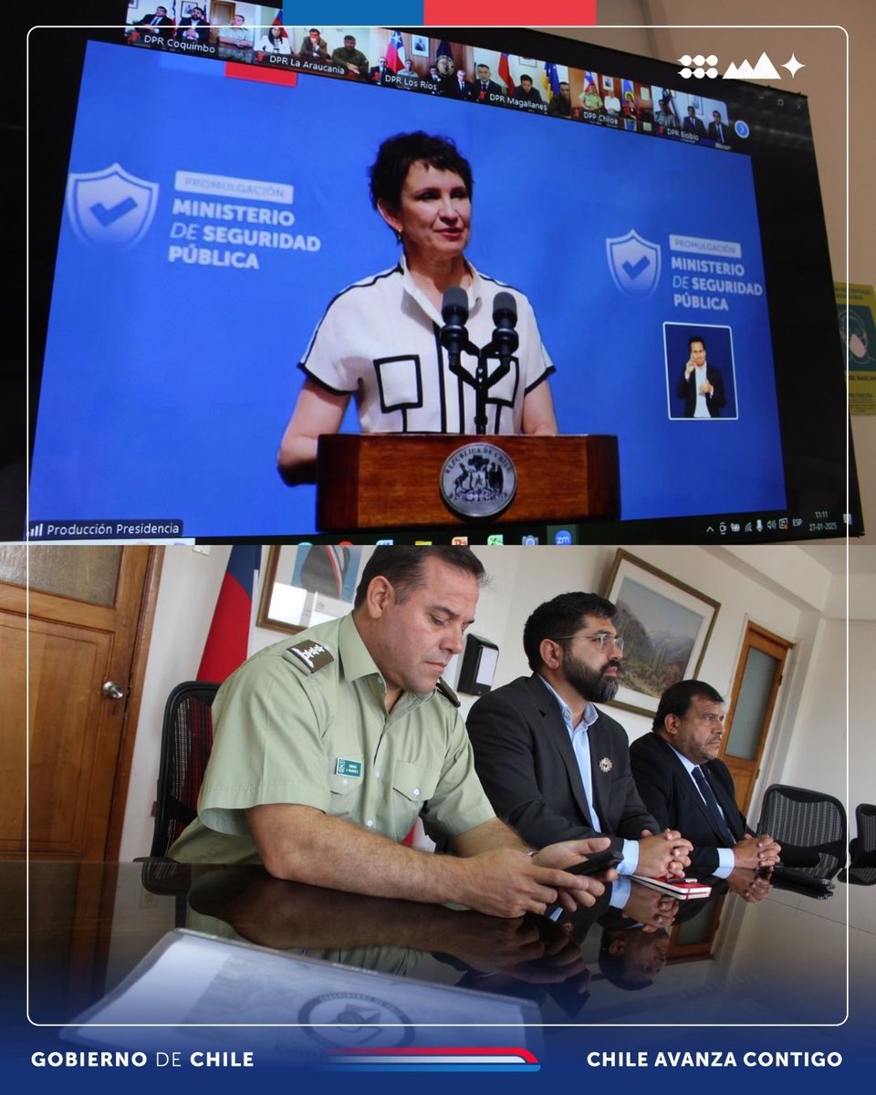 Este lunes fue promulgada la nueva institucionalidad, la que apunta hacia un Estado más fuerte para enfrentar los desafíos de #Seguridad, el crimen y la violencia.