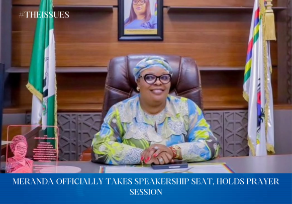 theissues101's tweet image. The Speaker @lshaofficial, Mojisola Meranda, officially moved into the Speaker's office at the Lagos State House of Assembly Complex on Monday.
Videos circulating on social media on Monday showed supporters praising God and praying for her as she assumed office.
#theissues