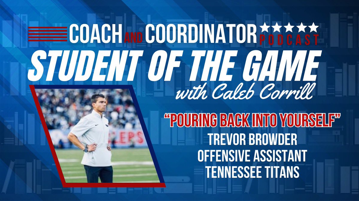Keith Grabowski 🏈 Coach and Coordinator Network (@coachkgrabowski) on Twitter photo 🚀 From high school to college to NFL football, <a href="/Coach_Browder/">Trevor Browder</a> shares his coaching journey:
-Adaptability
-Relationships
-Growth through self-assessment + learning
Don’t miss this episode of Student of the Game! 🎙️
🍎: podcasts.apple.com/us/podcast/coa…
🟢: open.spotify.com/episode/3mUiCX… 🚀 From high school to college to NFL football, <a href="/Coach_Browder/">Trevor Browder</a> shares his coaching journey:
-Adaptability
-Relationships
-Growth through self-assessment + learning
Don’t miss this episode of Student of the Game! 🎙️
🍎: podcasts.apple.com/us/podcast/coa…
🟢: open.spotify.com/episode/3mUiCX…