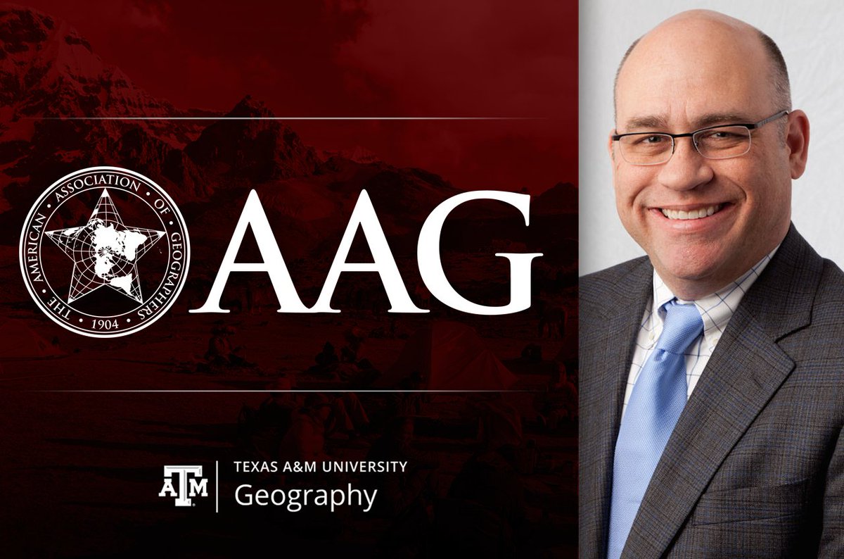 TAMU Geography (@tamugeography) on Twitter photo Congratulations to @TAMUGeography Department Head Dr. David Cairns for being named a 2025 Fellow by the <a href="/theAAG/">American Association of Geographers</a>, a prestigious honor recognizing his research and contributions to advancing the field of geography.
Read more: tx.ag/Cairns2025AAG Congratulations to @TAMUGeography Department Head Dr. David Cairns for being named a 2025 Fellow by the <a href="/theAAG/">American Association of Geographers</a>, a prestigious honor recognizing his research and contributions to advancing the field of geography.
Read more: tx.ag/Cairns2025AAG