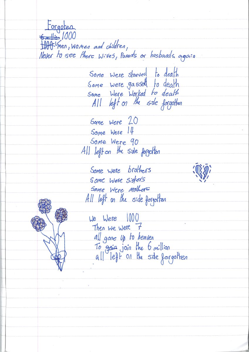 LJHA_info's tweet photo. As part of our @HMD_UK #80Candles project with @LJFSLeeds, pupils wrote some heartfelt and poignant poems inspired by Holocaust survivors and the Jewish community experience more broadly. https://t.co/uYKLTBN8bS