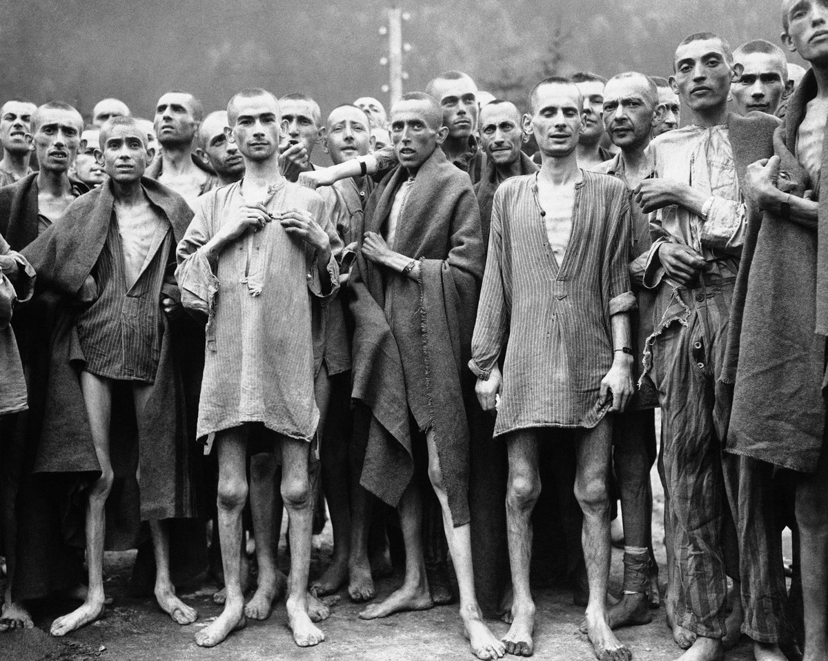 IsaacRowlett's tweet photo. Oświęcim, Poland — 80 years ago today

The Soviet Red Army liberated the Auschwitz, where only a few thousand of the Jews and other prisoners remained of the 1.3 million sent to the death camp since 1940. Even the war-hardened Soviets were horrified by what they saw. https://t.co/F8A1VcUYRF
