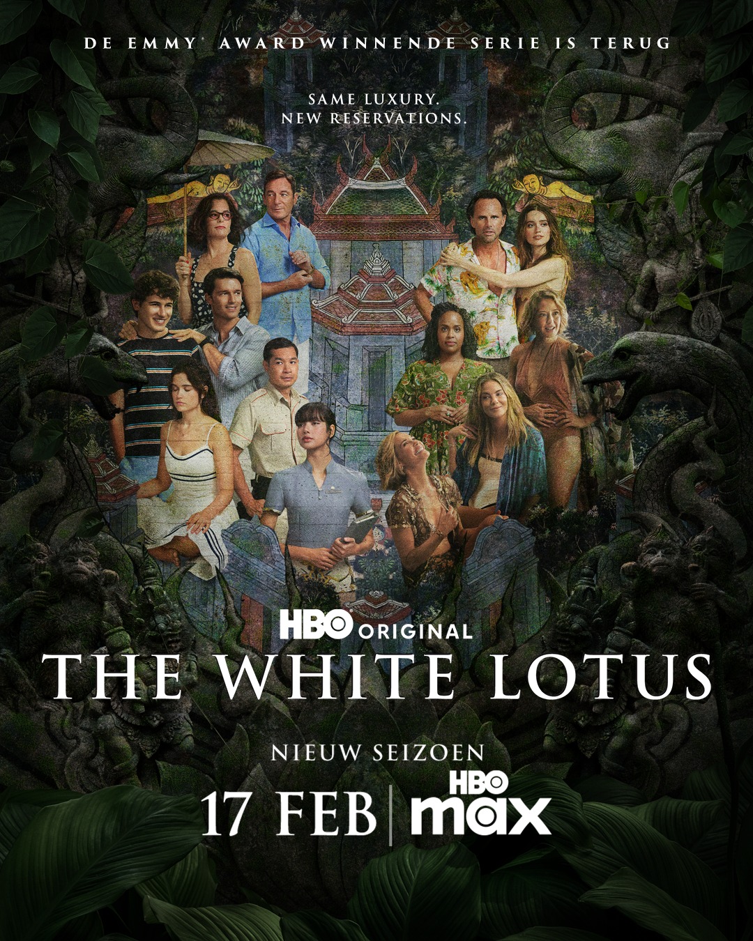 Algemene White Lotus S3 poster op HBO Max België