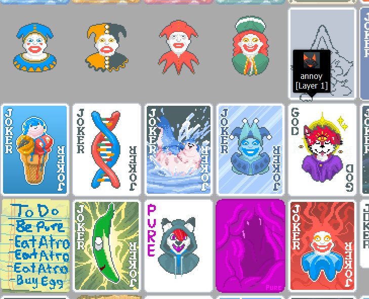 A snippet from a group Balatro drawover, featuring a bit of <a href="/BeefFungusGeese/">Beef Fungus Geese</a> <a href="/Earth_2Internet/">Dannie</a>  <a href="/Kinkaxa/">🔞 Kink</a> <a href="/AnnoyAnnoyance/">irk</a> and <a href="/atrophene/">🌊Ａｔｒｏｐｈｅｎｅ🪐</a> on my to-do list.
Excited to keep working on this. >:3