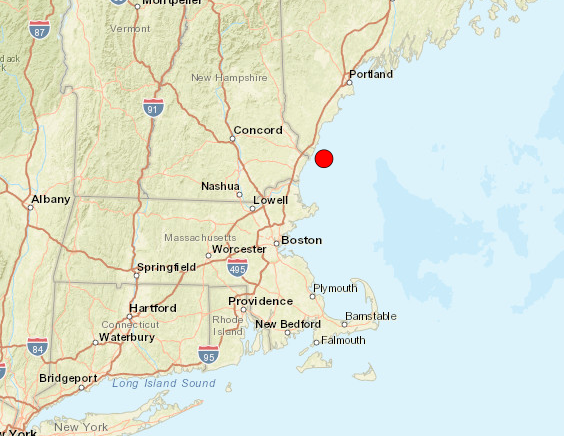 JUST IN: 4.1-magnitude earthquake hits off the U.S. East Coast, felt in Massachusetts, New Hampshire, and Maine - USGS