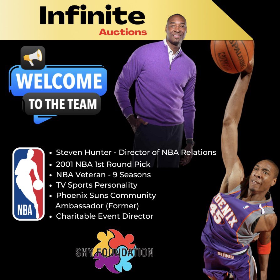 sportsauction1's tweet photo. 🚨Weekly Newsletter 🚨 MDCE / Infinite Auctions is Excited to Welcome New Team Member in former 1st Round NBA Draft Pick Steven Hunter as Director of NBA Relations! $MDCE
#OTC #OTCstocks #OTCnews #OTCupdates #OTCmarkets #OTCstock https://t.co/Cs5LQTJ8ja