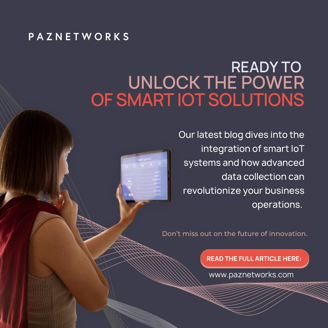 PazNetWorks's tweet photo. 🌐 Ready to unlock the power of IoT?📊

Read the full article here: https://t.co/8cBMhv0i7x 

#SmartIoT #IoTIntegration #TechInnovation #DataDrivenDecisions https://t.co/NraOgIUet8