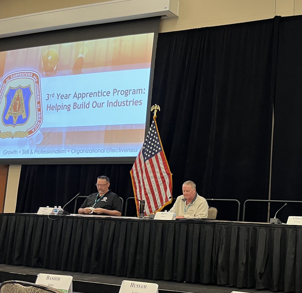 Ball Construction's Director of Health &amp; Safety, Brian Burns, represented the company last week on the UBC Contractor Panel in Las Vegas. He engaged in a Q&amp;A session with third-year Carpenter apprentices. Brian found the experience to be highly rewarding!