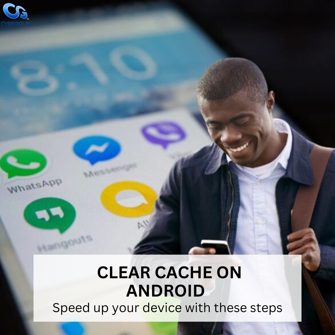 cyberguy's tweet image. Freeing up storage space and speeding up your Android's connection just got way easier if you follow these steps.

Learn more here: cyberguy.com/android/how-to…

#android #clearcache #AndroidTips #androidtricks