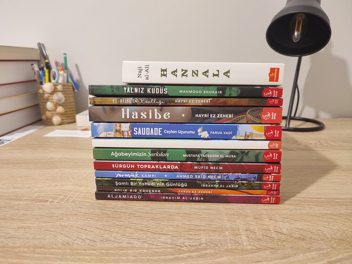 Filistin Direniş Edebiyatıyla ilgili oldukça kaliteli metinler yayınlayan Farabi Kitap'tan bugün kütüphaneme eklenenler

<a href="/KitapFarabi/">Farabi Kitap</a> <a href="/PerenMut/">Peren Birsaygılı Mut</a>