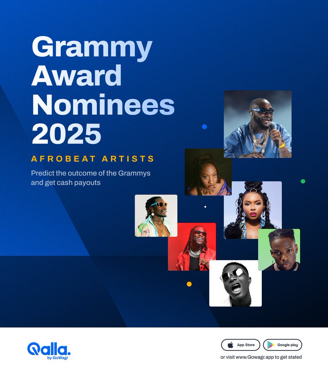 The 2025 Grammy Awards is just around the corner and 7 Afrobeat artists have been nominated for key categories. 

Who will bring it home? 🧵
