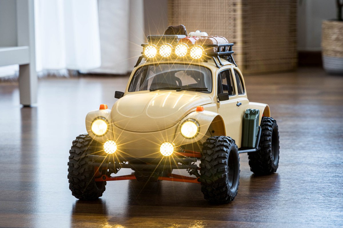 3D_Sets's tweet image. Adventure vibes ➕ epic lights 🟰 all packed up for a journey!🛣️ 

And YES, those LEDs are stealing the show!
🔥

📸Michał Słonczyński
Buggy with Adventure Pack #3DSets #buggy #RCcar #3dprinting