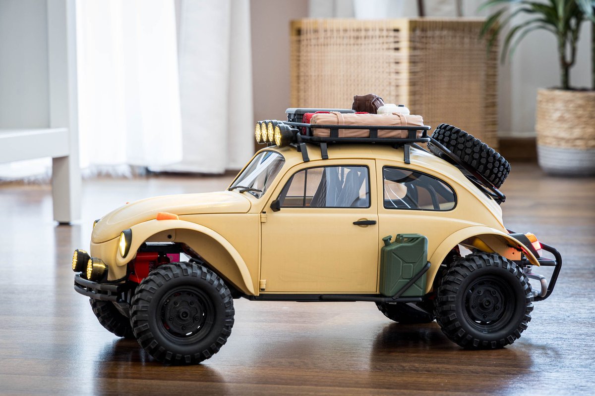 3D_Sets's tweet image. Adventure vibes ➕ epic lights 🟰 all packed up for a journey!🛣️ 

And YES, those LEDs are stealing the show!
🔥

📸Michał Słonczyński
Buggy with Adventure Pack #3DSets #buggy #RCcar #3dprinting