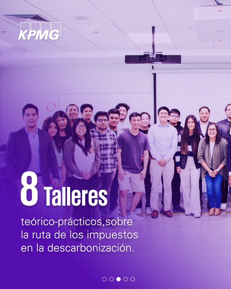 KPMGenPeru's tweet photo. ¡Día Mundial de la Educación Ambiental! 🌎🌳📖
En 2024, realizamos talleres sobre la ruta de los impuestos en la descarbonización, a más de 200 estudiantes universitarios. Desde KPMG Perú, reafirmamos nuestro compromiso con la sostenibilidad.

#EducaciónAmbiental #Sostenibilidad https://t.co/nVhTPMd9Oe