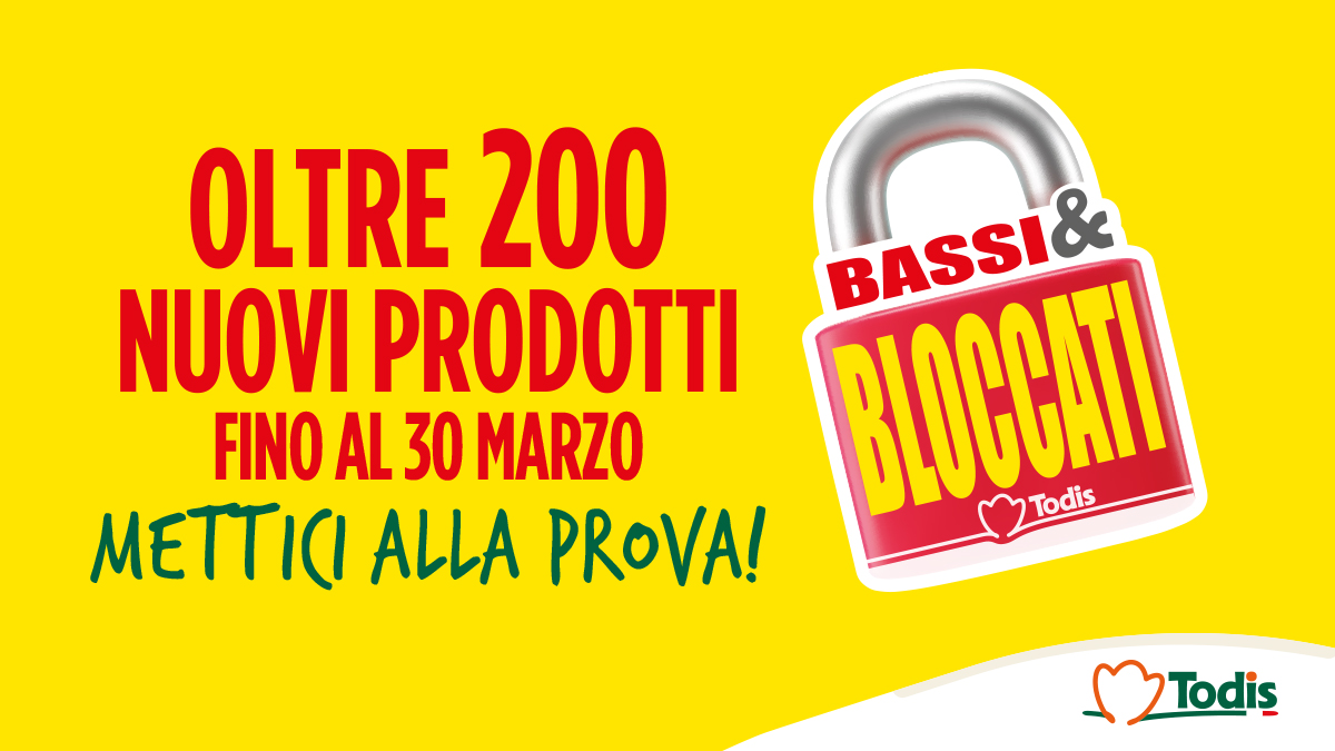 💥 Tornano i nostri Bassi&amp;Bloccati! 💥

Per aiutarti a risparmiare ogni giorno, abbiamo tagliato i prezzi su oltre 200 nuovi prodotti! 🛒✨

👉 Prezzi bloccati dal 6 febbraio al 30 marzo 2025: fai subito il pieno di convenienza!

Mettici alla prova! 🙌

#BuongiornoConvenienza