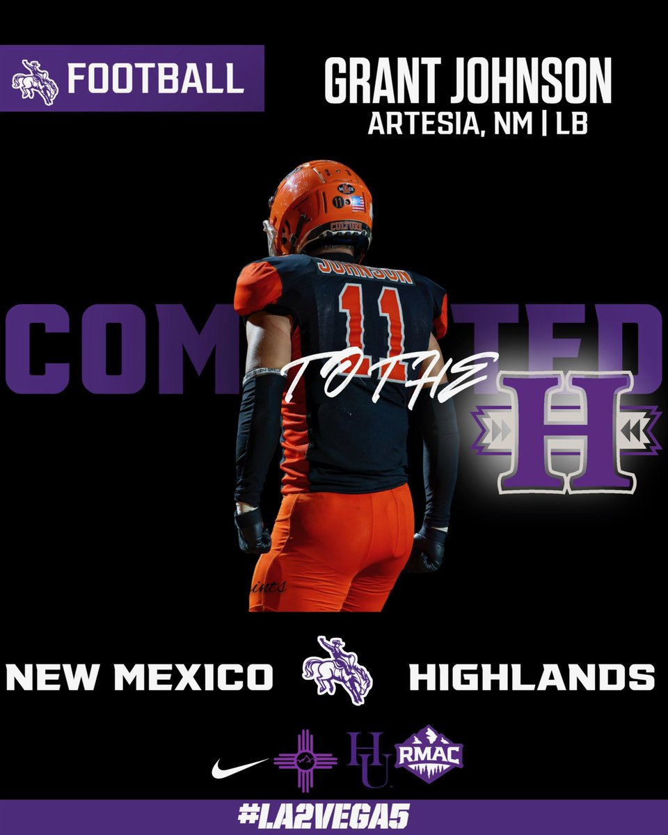 Grant Johnson (@johnson1grant) on Twitter photo Very proud to announce that Iโm fully committed to <a href="/NMHUFootball/">NMHU Football</a>!! Extremely thankful for the opportunity! All glory to God! ๐๐ป
<a href="/blangford_/">Ben Langford ๐ฆ๐ธ</a> <a href="/PrepRedzoneNM/">Prep Redzone New Mexico</a> <a href="/jeremy_maupin/">Jeremy Maupin</a> <a href="/ArtesiaF32/">Artesia Football</a> <a href="/CoachTwelveGage/">Gage Guardiola</a> Very proud to announce that Iโm fully committed to <a href="/NMHUFootball/">NMHU Football</a>!! Extremely thankful for the opportunity! All glory to God! ๐๐ป
<a href="/blangford_/">Ben Langford ๐ฆ๐ธ</a> <a href="/PrepRedzoneNM/">Prep Redzone New Mexico</a> <a href="/jeremy_maupin/">Jeremy Maupin</a> <a href="/ArtesiaF32/">Artesia Football</a> <a href="/CoachTwelveGage/">Gage Guardiola</a>