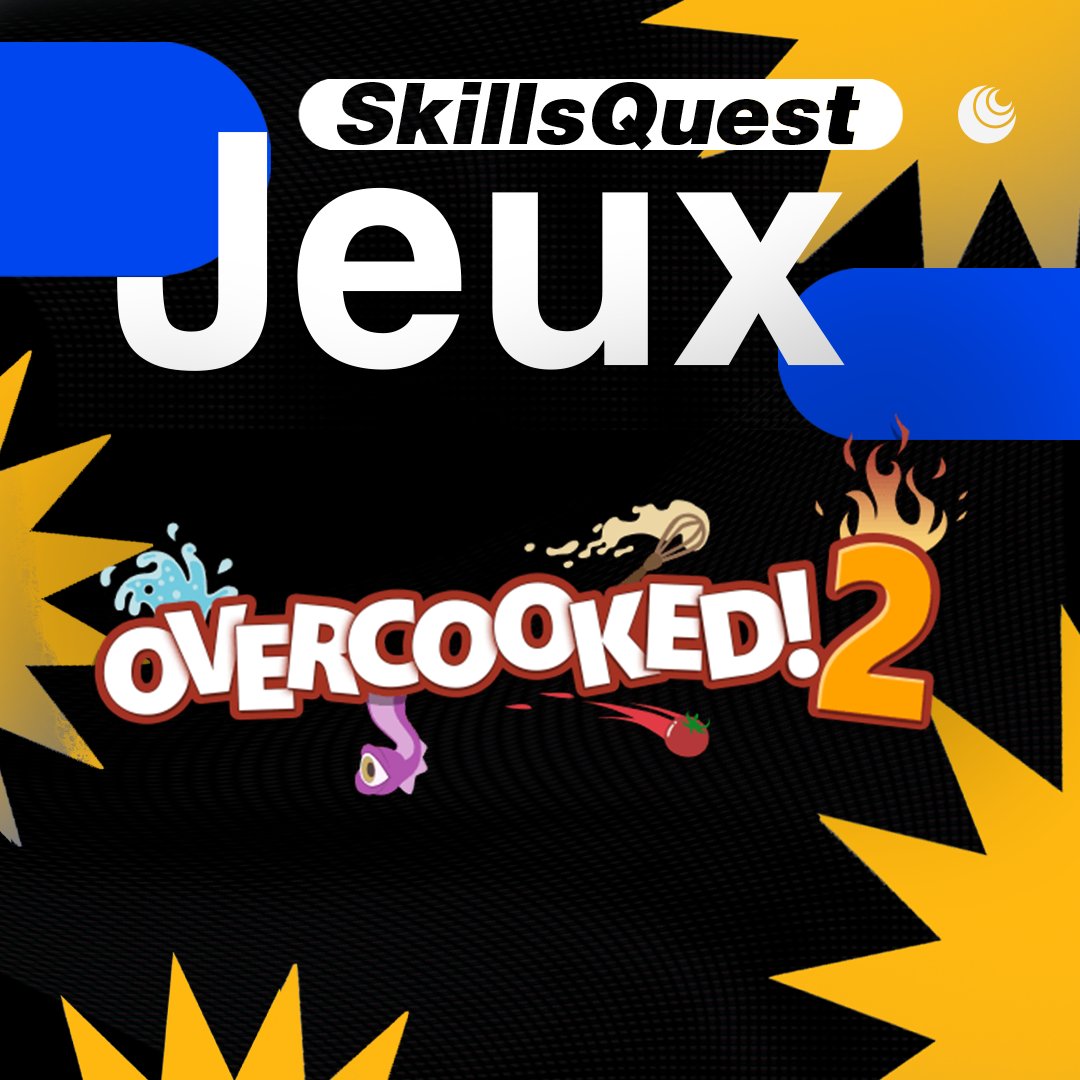 Skills_Quest's tweet photo. 👀 Petit coup d'œil sur le deuxième jeu : Overcooked 2 👨‍🍳🔥

Montrez votre gestion du temps, priorisation des tâches et votre talent pour répartir les rôles dans une cuisine où le chaos règne en maître ! 😈

Inscrivez-vous sur https://t.co/gTew0NcwHV, les places sont limitées ! https://t.co/T0dIXDAtYt