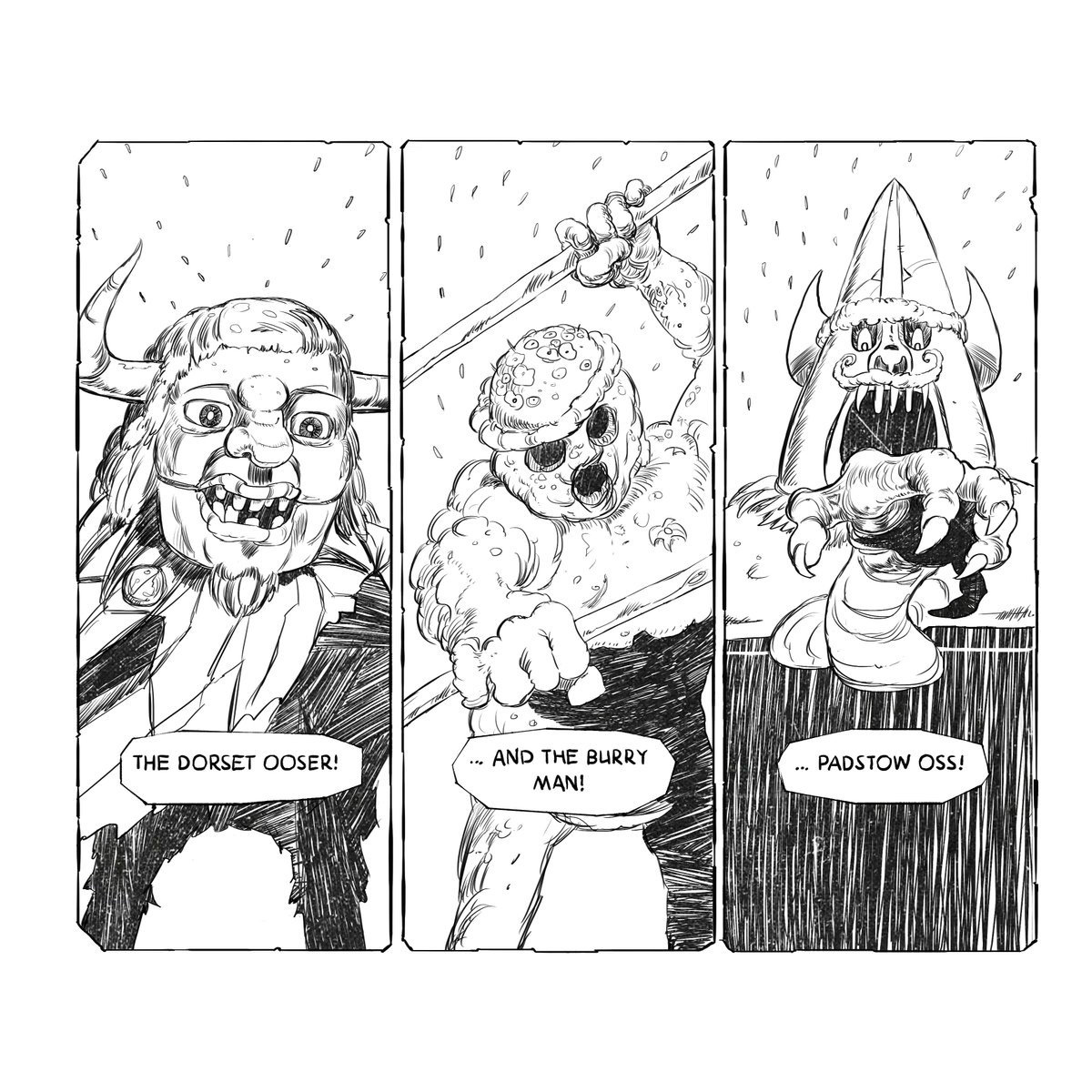 Luke Oram (@lukeoram) on Twitter photo Panel from a current comics project. Panel from a current comics project.