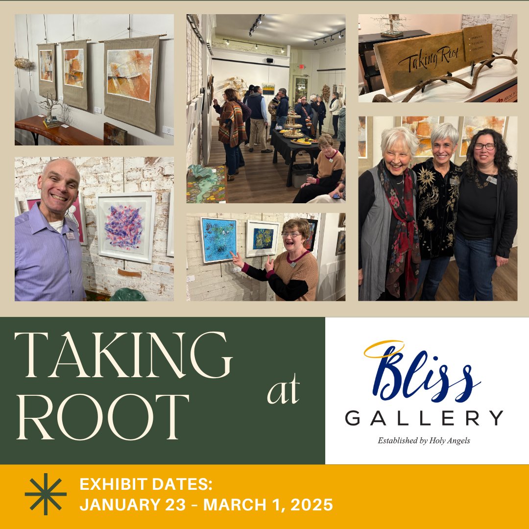 Holy_AngelsNC's tweet photo. 🌱Our new art exhibit has taken root! 🍃

All are invited to experience Bliss Gallery where Holy Angels residents showcase their art alongside the works of guests artists.

Through March 1, 2025
Location: Bliss Gallery, 25 N. Main Street, Belmont, NC

https://t.co/OT7R05aqX4 https://t.co/NcYKCa0YWw