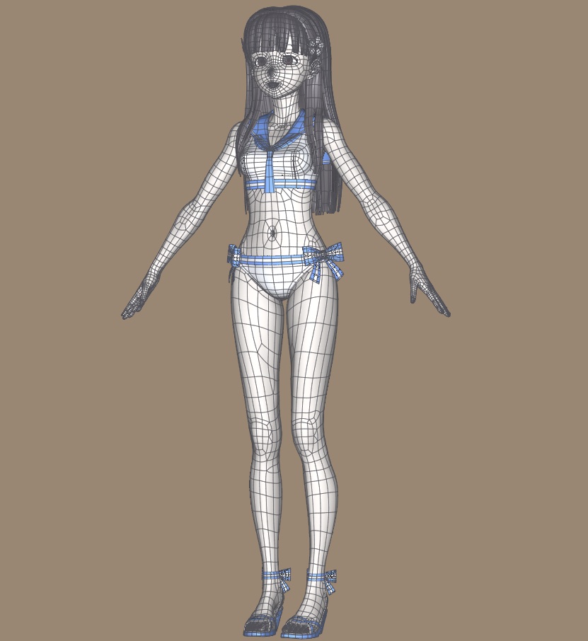 Me_hitudi's tweet image. wip小早川紗枝 #Cheetah3D