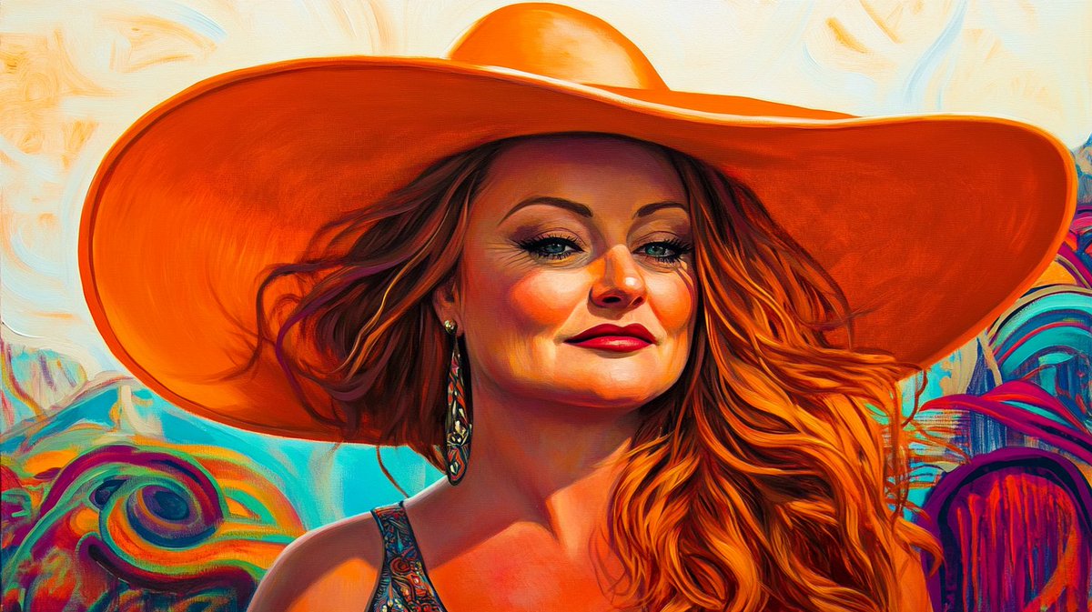 ShandraCohen64's tweet photo. #CustomArt #CustomAIArt 
I managed to train the AI bot to recreate an AI render of me so that I can give myself the Glamour Pictures on canvas larger than life.  If you want me to recreate your vision... Please connect with me... reasonable rates on offer for now... https://t.co/atFk0JY1dE