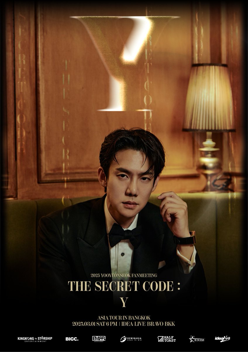 prjipata's tweet photo. เอเชียทัวร์ที่แรกในไทย! “ยูยอนซอก” มาหาแฟนไทยก่อนใคร ใน “ The Secret Code : Y ” แฟนมีตติ้งสุดเอ็กซ์คลูซีฟ 1 มี.ค. นี้

https://t.co/fXvMAC1E34

#ยูยอนซอก #TheSecretCodeY #HalfToastOfficial #HalfToastGroup #유연석 #YooYeonSeok #HALFTOAST https://t.co/UQ10tas6yP
