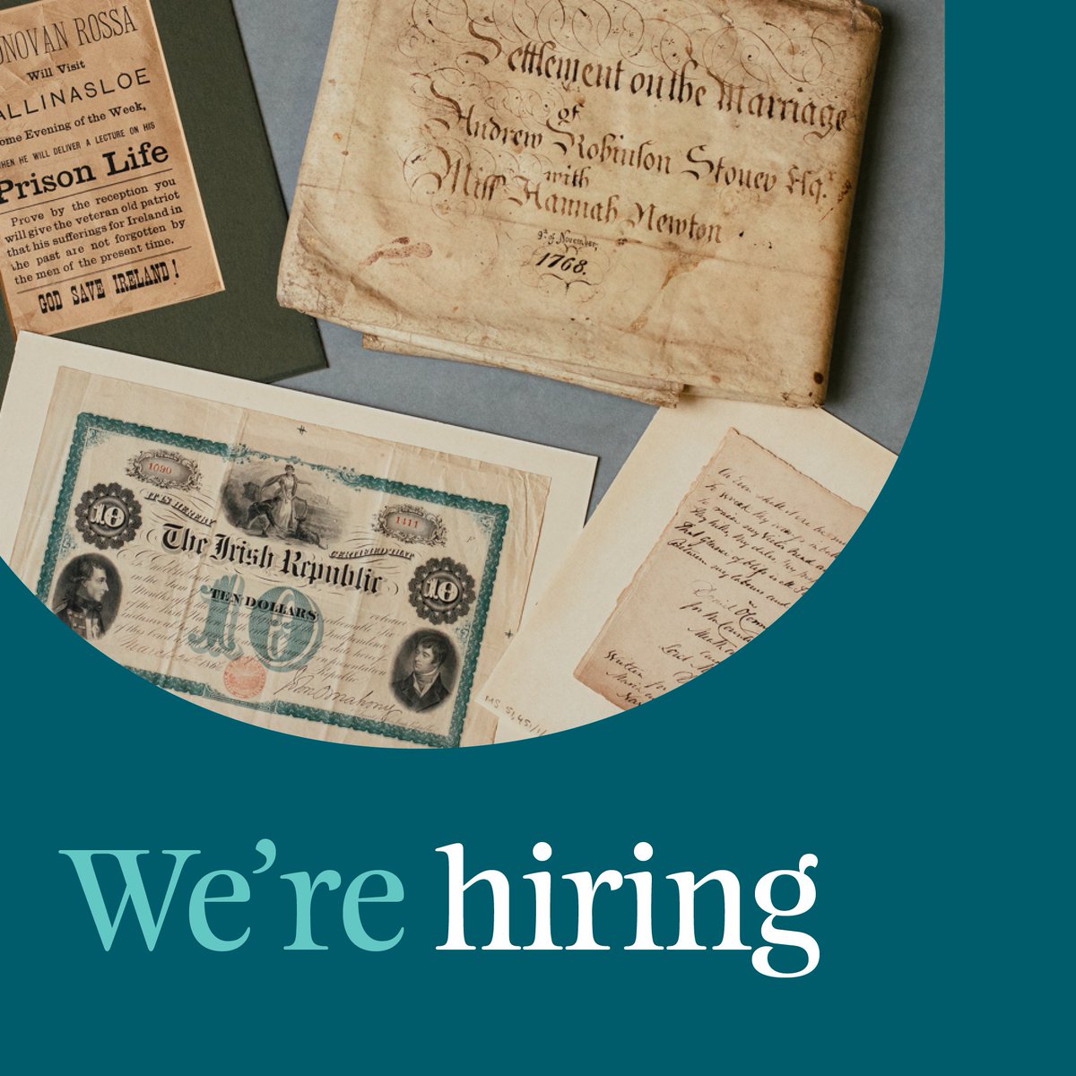 National Library of Ireland (@nlireland) on Twitter photo 📣 We're Hiring: Head of #SpecialCollections
Responsible for leading + overseeing the management of a major department of the <a href="/NLIreland/">National Library of Ireland</a> as well as contributing to its strategic planning and overall management
⭐ Info + apply: nli.ie/about-us/worki…
📆 #Apply by 3pm, 7 March 📣 We're Hiring: Head of #SpecialCollections
Responsible for leading + overseeing the management of a major department of the <a href="/NLIreland/">National Library of Ireland</a> as well as contributing to its strategic planning and overall management
⭐ Info + apply: nli.ie/about-us/worki…
📆 #Apply by 3pm, 7 March