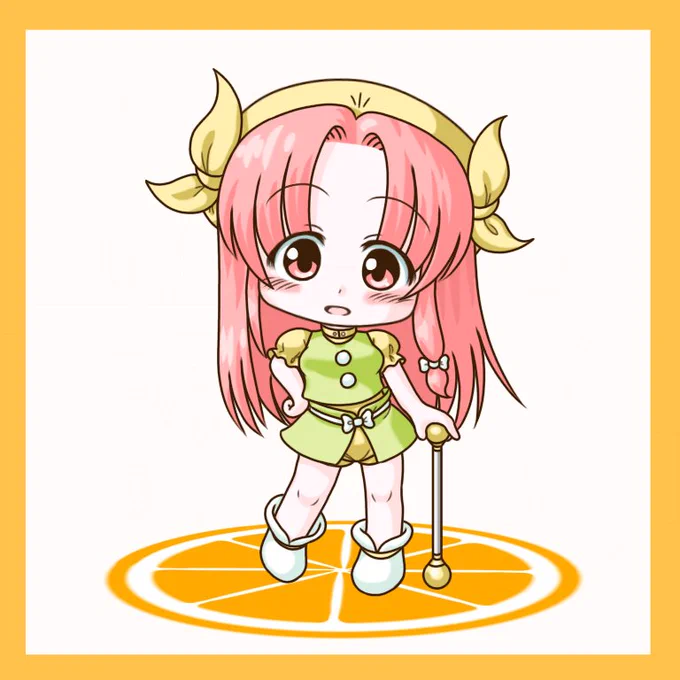 デフォルメオレンジちゃん 