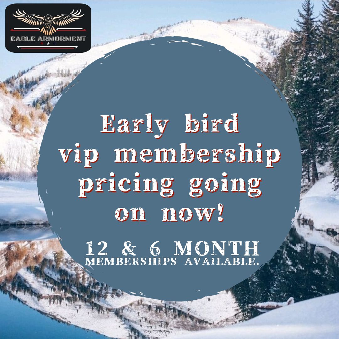 EagleArmorment's tweet image. 🚀 Unlock daily discounts, free shipping, &amp;amp; exclusive offers with our new VIP Membership! Plus, earn 500 Eagle Perk Bonus Points. Early bird pricing available for 12 month plans. Join now! #eaglearmorment #VIPBenefits