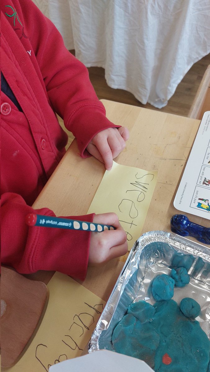CherryGroveEYFS's tweet photo. Our little learners are busy setting up a Chinese buffet for role play!Writing labels to help customers know each dish, they're using their phonics knowledge in play.🌟A creative way to celebrate Lunar New Year!🏮✨ #RolePlayLearning #PhonicsInAction #LunarNewYear @CherryGrovePS https://t.co/JDstpYXRUb