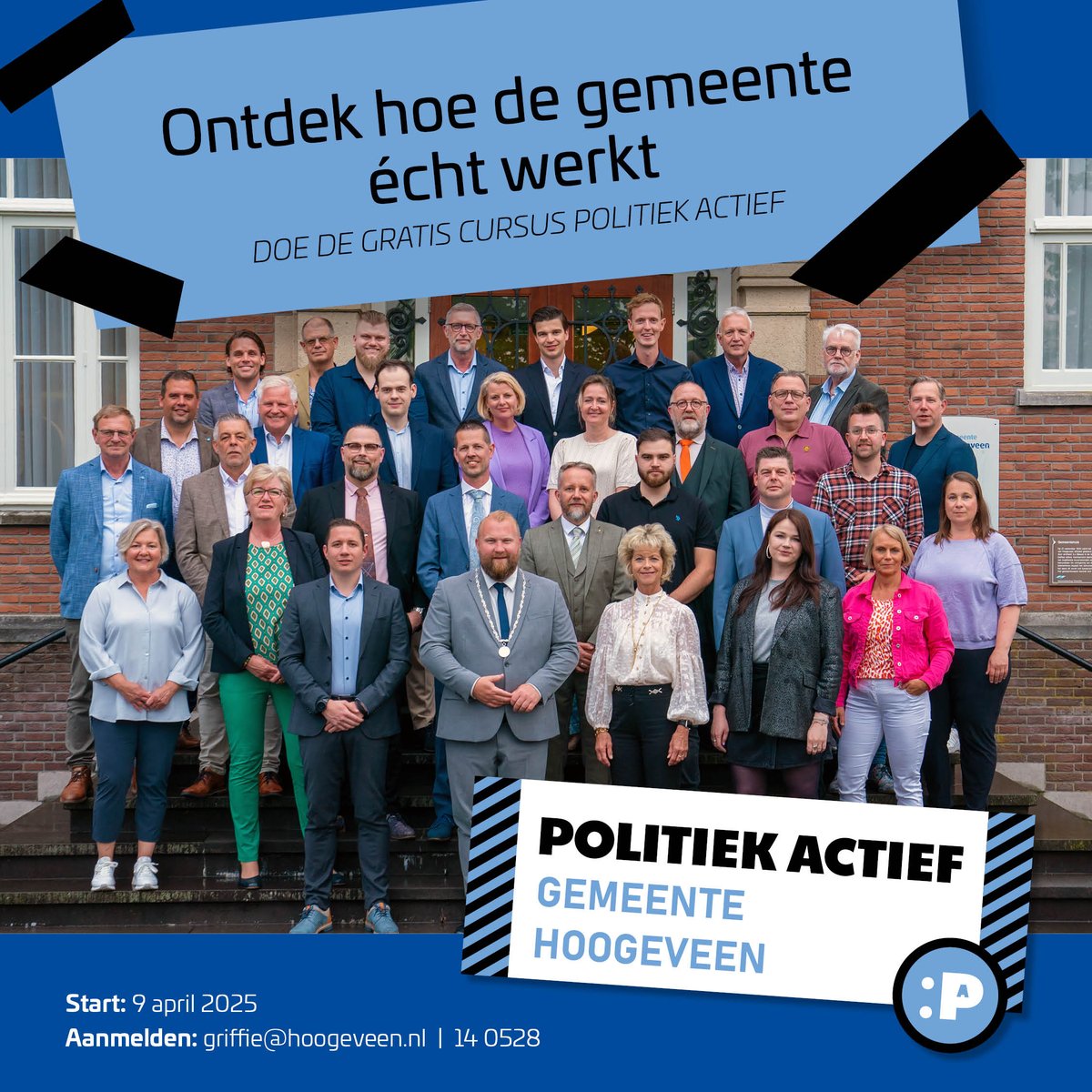 Altijd al meer willen weten over hoe jouw gemeente werkt? 🏛️ Doe mee aan de cursus Politiek Actief! Gratis, inspirerend en start op 9 april. hoogeveen.raadsinformatie.nl/info/artikelen… #PolitiekActief #Hoogeveen