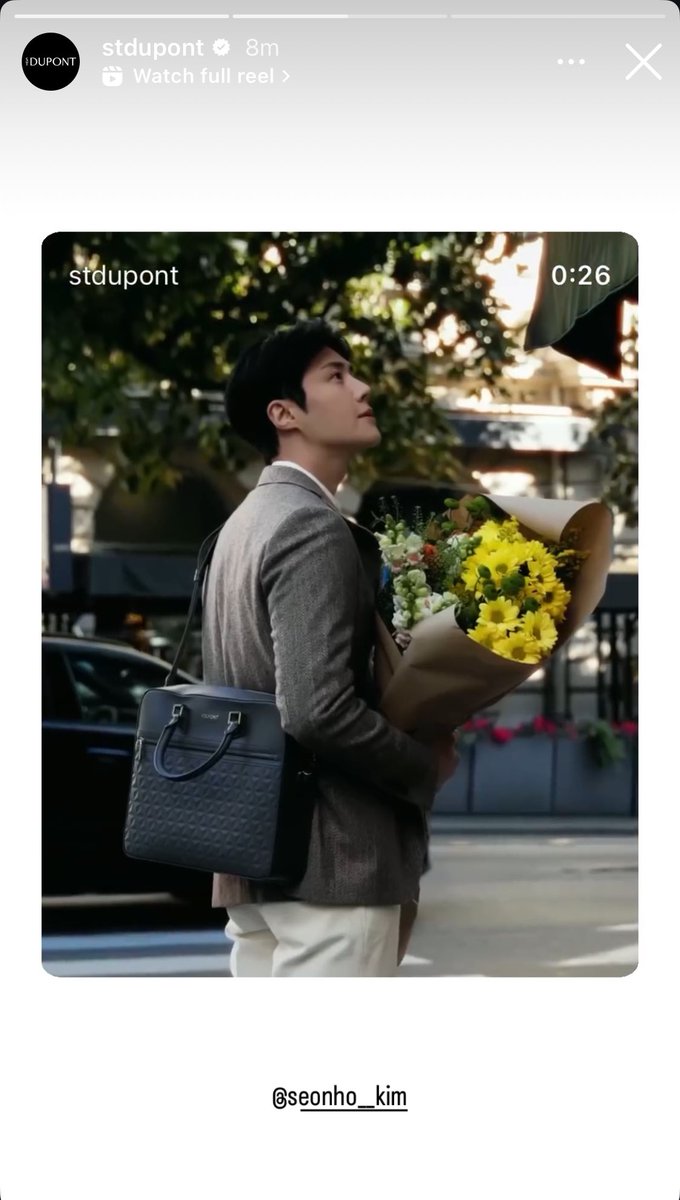 seon__holic's tweet image. S.T. Dupont Official instagram story

#김선호 #KimSeonho #STDupont