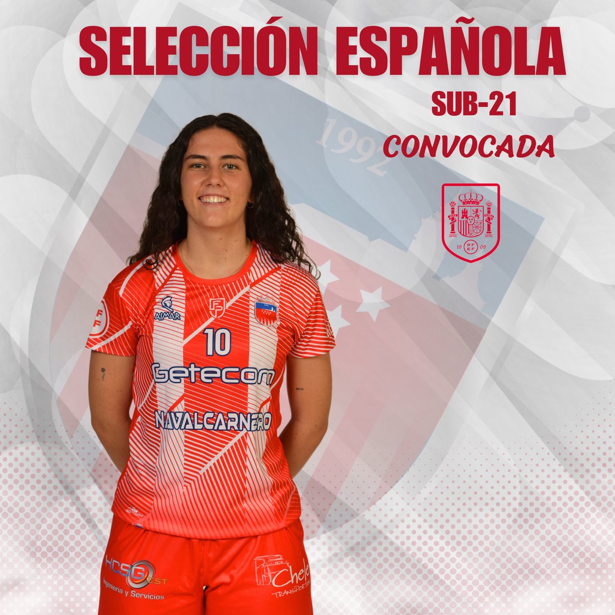 SELECCIÓN ESPAÑOLA SUB-21 🇪🇸 

Nuestra jugadora <a href="/mmaariia10/">mmaariia10</a> ha sido convocada con la @sefutbolfem sub-21 del 2 al 5 de febrero para disputar dos partidos amistosos frente a Noruega martes y miércoles a las 19.00h en Las Rozas.

¡Mucha suerte! 🍀