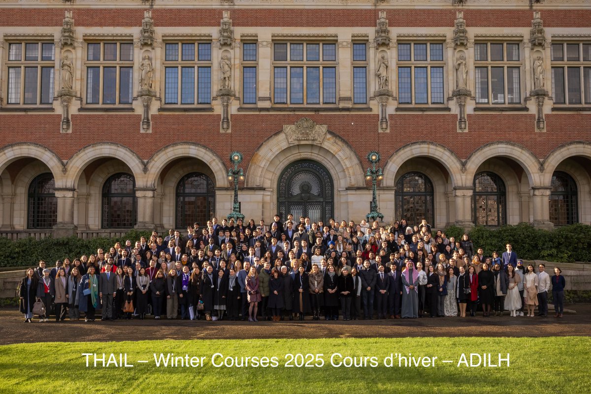 Viktoriia Olexandra Hamaiunova (@v_o_hamaiunova) on Twitter photo Excited to complete @HagueAcademy winter course! An inspiring week with lectures by Prof. Akhavan, Prof. Milano, Prof. Pinto, Dr. Olarte Bácares, Judge Socorro Flores Liera; discussions with Profs. Londoño Lázaro, Castellarin and Dr. Lo Giacco, <a href="/LACJIL/">Latin American and Caribbean Journal of Int Law</a> launch. Excited to complete @HagueAcademy winter course! An inspiring week with lectures by Prof. Akhavan, Prof. Milano, Prof. Pinto, Dr. Olarte Bácares, Judge Socorro Flores Liera; discussions with Profs. Londoño Lázaro, Castellarin and Dr. Lo Giacco, <a href="/LACJIL/">Latin American and Caribbean Journal of Int Law</a> launch.