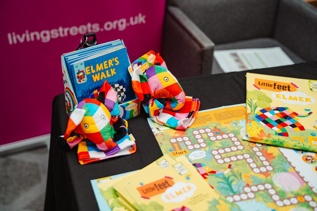 Meet our Little Feet - Elmer resources for little ones 
Each pack comes with:
🗺️Classroom journey map and stickers
🚶‍♀️Activity booklet for families 
👩‍🏫 Classroom guide
😃 Pupil reward stickers
🐘 FREE Elmer hand puppet

Order your pack today! livingstreets.org.uk/elmer