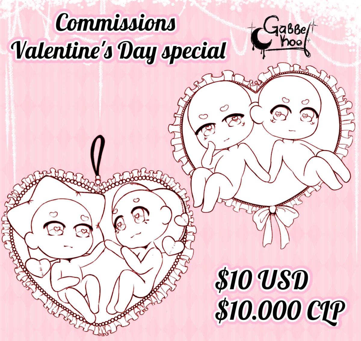 gabbekoo's tweet photo. °˖✧◝Commissions Valentine's Day special◜✧˖°
╰Gabbekoo 🌙
If you are interested, do not hesitate to contact me by DM or my email gabbekoo696@gmail.com
#commission #commissions #commisionartwork #commissionsopen #commarts #valentinesday #valentinesdayart #art https://t.co/BrWDUWahAE
