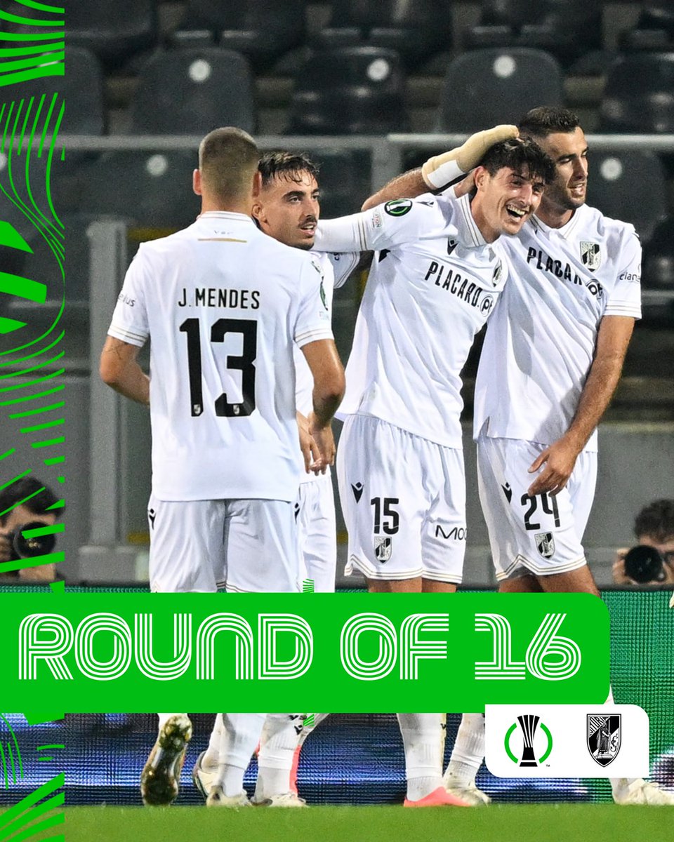 🇵🇹 Vitória SC in the Conference League this season:

🔢 2nd in the league phase
⚽️ 13 goals scored
😤 Unbeaten
🔝 Top scorer = Gustavo Silva

#UECL | <a href="/VitoriaSC1922/">Vitória Sport Clube</a>