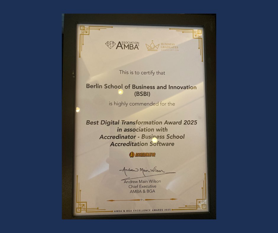 Big win for #BSBI! We've won the Best Innovation Strategy Award 2025 for our #AI-powered robot, BOTSBI, and were also highly commended for Digital Transformation Award 2025 at the #AMBA &amp; #BGA Excellence Awards