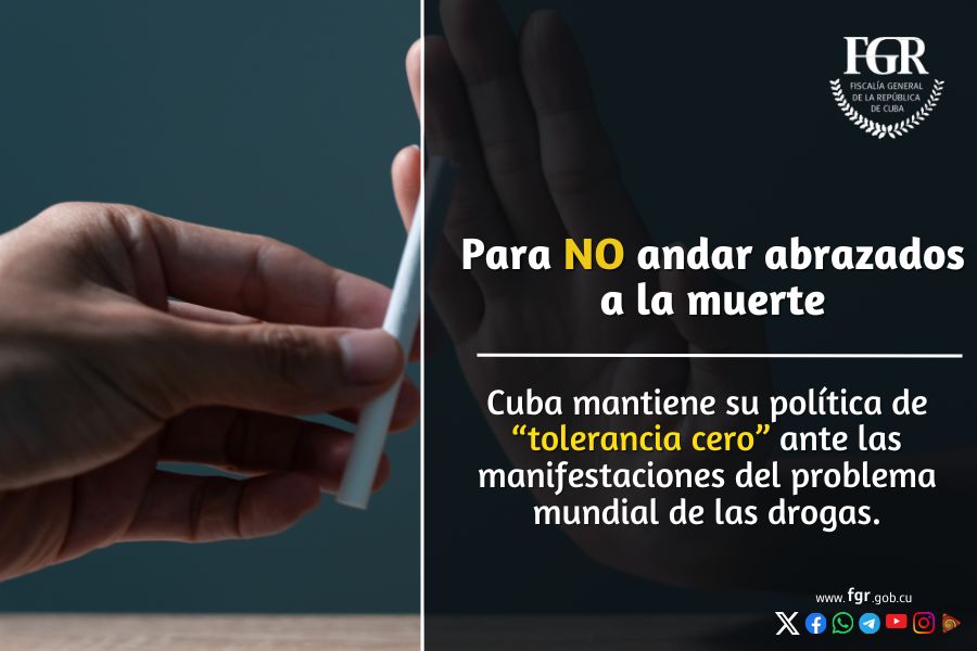 FGR_Cuba's tweet photo. 🇨🇺 | #Cuba basa su política contra las drogas en el principio de prevención oportuna.
 
🗣️ | La https://t.co/etbMdcAplH. Arianna Toledo Esteva, Fiscal de la @FGRSantiago, reflexiona sobre el tema desde el Semanario @PSierraMaestra.

ℹ️ | https://t.co/yWqUuXfos7

#ToleranciaCero https://t.co/3zKU8QiLOC