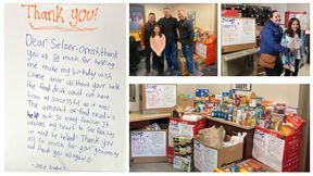 SelzerOrnst's tweet photo. Josie, daughter of Nick Treder, is celebrating her 10th birthday by extending a helping hand to those in need! Alongside Matt Tadisch, who shares the same January 29th birthday, they successfully donated an impressive 738 pounds of food to the Mukwonago Food Pantry. https://t.co/rORFN7GUmD