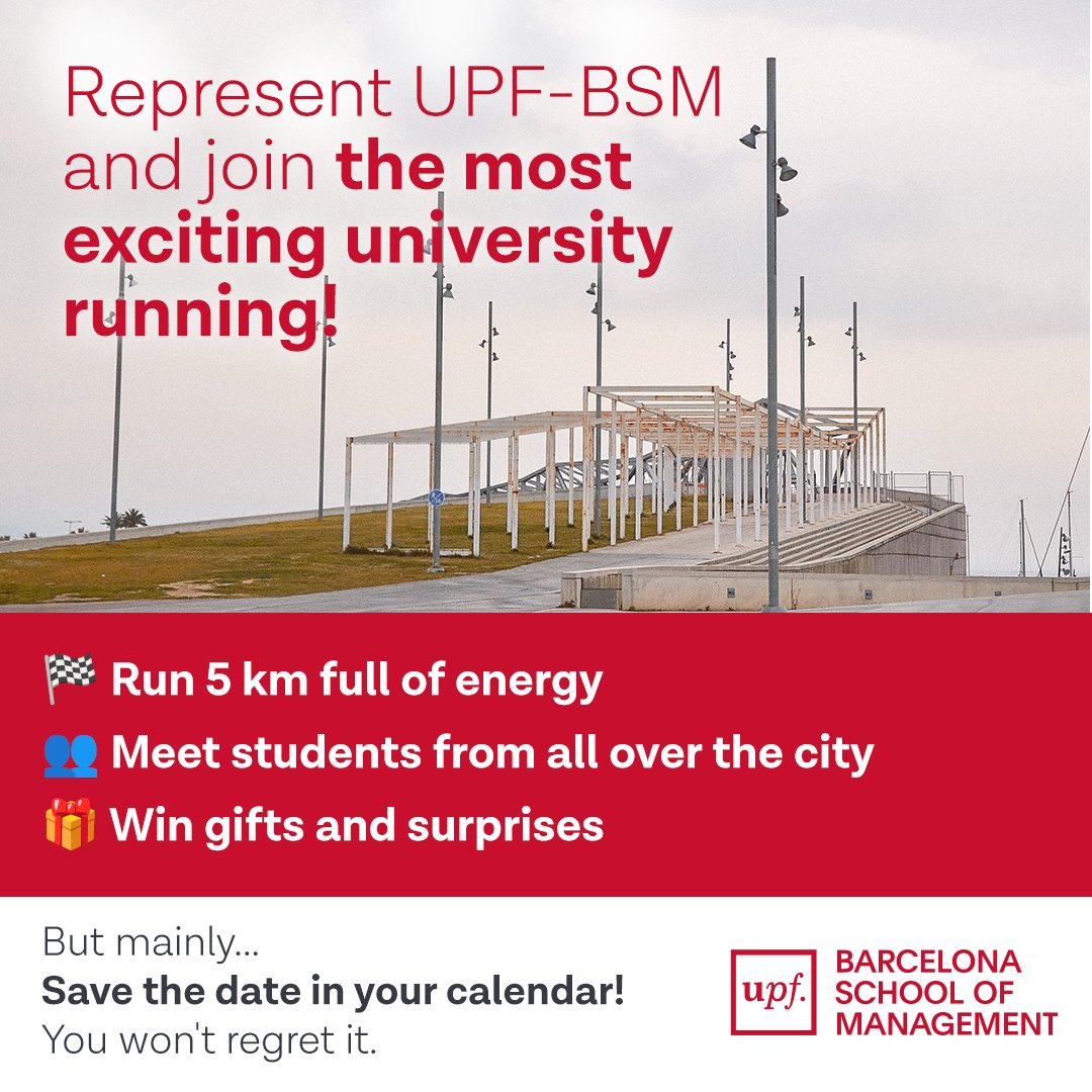 bsm_upf's tweet image. #UniRun: the event that brings together over 10 catalan #universities 🎓 Are you ready to join the 11th edition? 🏃‍♂️🏃‍♀️🌟 Don't miss out! #UPFBSM #UniRun2025