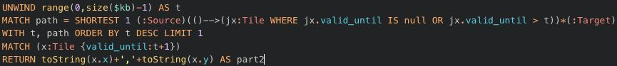 #AdventOfCode 2024 --- Day 18: RAM Run
A Graph problem today.
Path finding under constraints: I'm partial to #GQL.

puzzle: adventofcode.com/2024/day/18
code: github.com/halftermeyer/A…