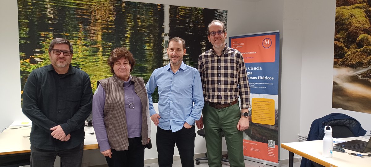 Visita molt profitosa del <a href="/UdGCSocial/">Consell Social de la UdG</a> a l'<a href="/UdGIMA/">IMA UdG Institut de Medi Ambient</a> per conèixer de primera ma l'activitat i el context de l'institut, i de pas anunciar novetats als ajuts del consell.