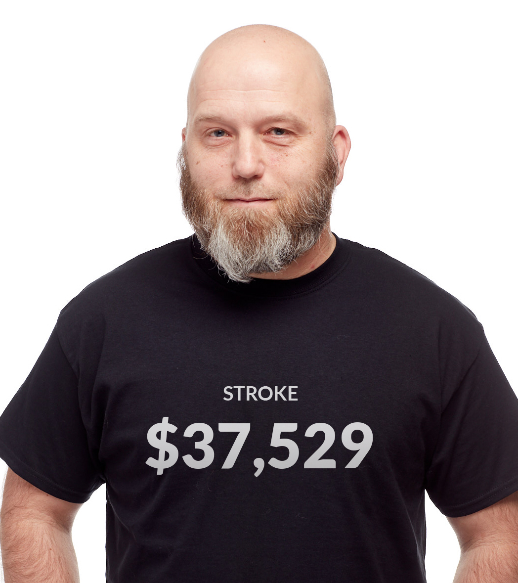 The cost of care after having a #Stroke can be $37,529 or more due to potentially avoidable complications. Let's change that. Join the conversation. #WearTheCost