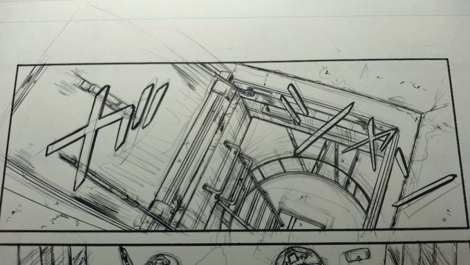 下の方にある背景コマはもう明日。 