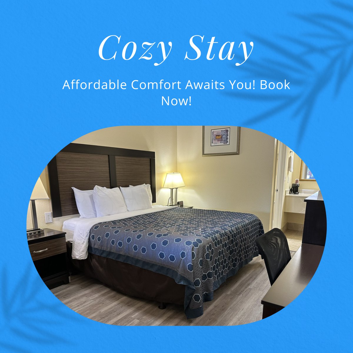 RodewayOR189's tweet image. Looking for a cozy, affordable stay in Medford?
At Rodeway Inn Medford, we’ve got everything you need for a comfortable visit:
✨ Free Wi-Fi
🍳 Complimentary breakfast
🚐 Free airport shuttle
Let’s make your next adventure unforgettable!
#MedfordOR #TravelAffordable #RodewayInn