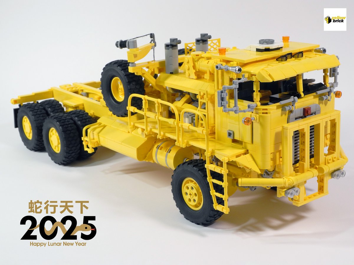 yellowbricker's tweet photo. Hello everyone, Happy Lunar New Year!
PS:Welcome to forward~

#lego #technic #bricklink #offroadtrucks #truckking #legomoc #legomoccar #legomoctruck #legomodels #modeltruck #classictruck #oldtruck #kenworth #kenworthtrucks https://t.co/BOSRm01ic0