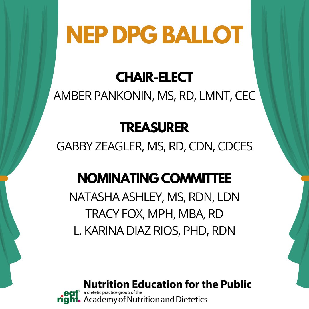 Nutrition Education for the Public DPG tweet media